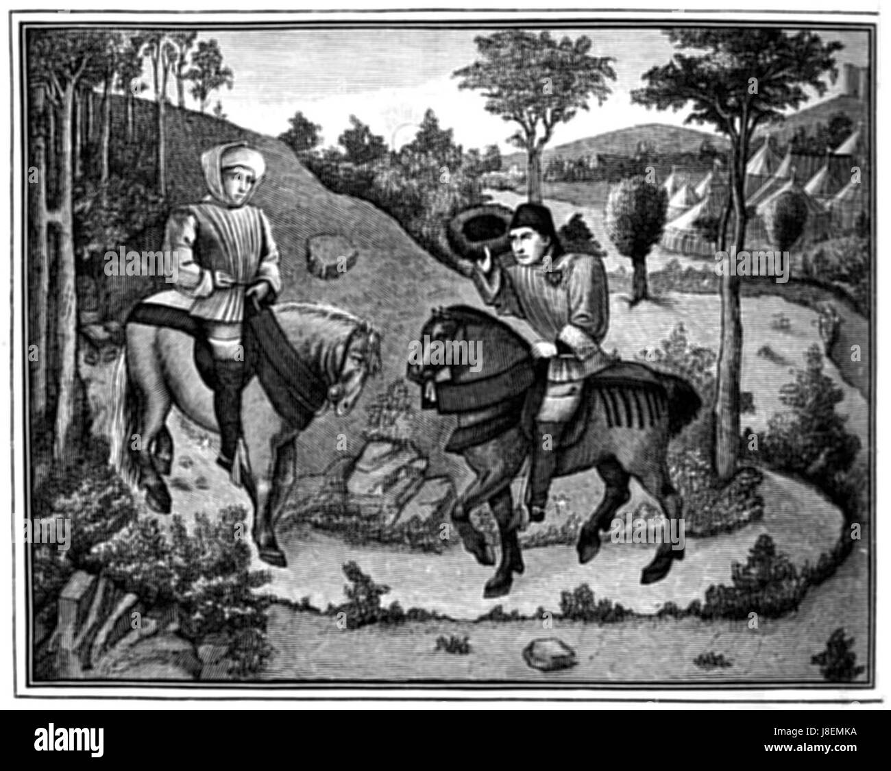 Manoscritti miniati (Middleton) figura26 Foto Stock