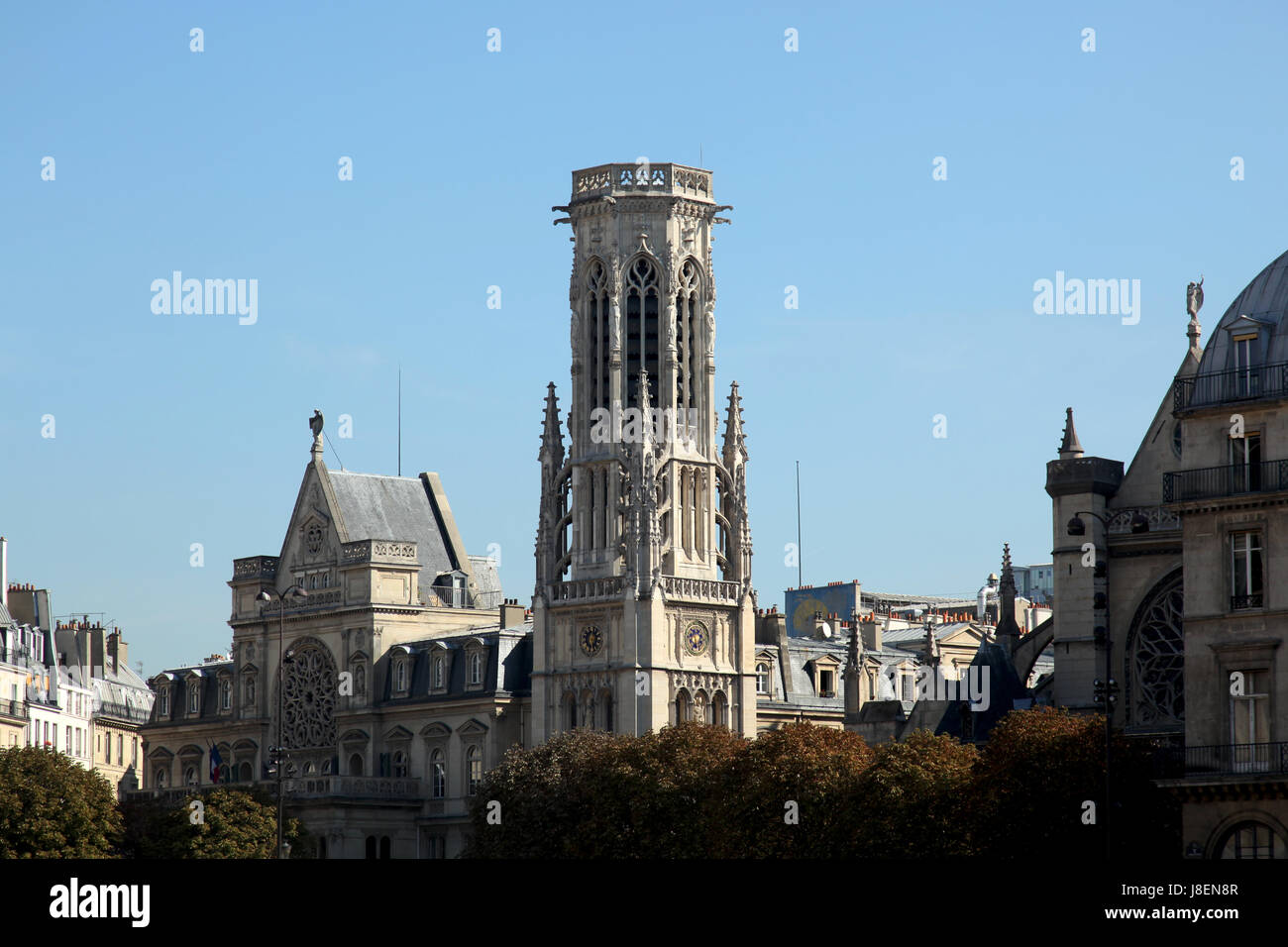 Eglise saint germain l & # 039 auxerrois parigi Foto Stock