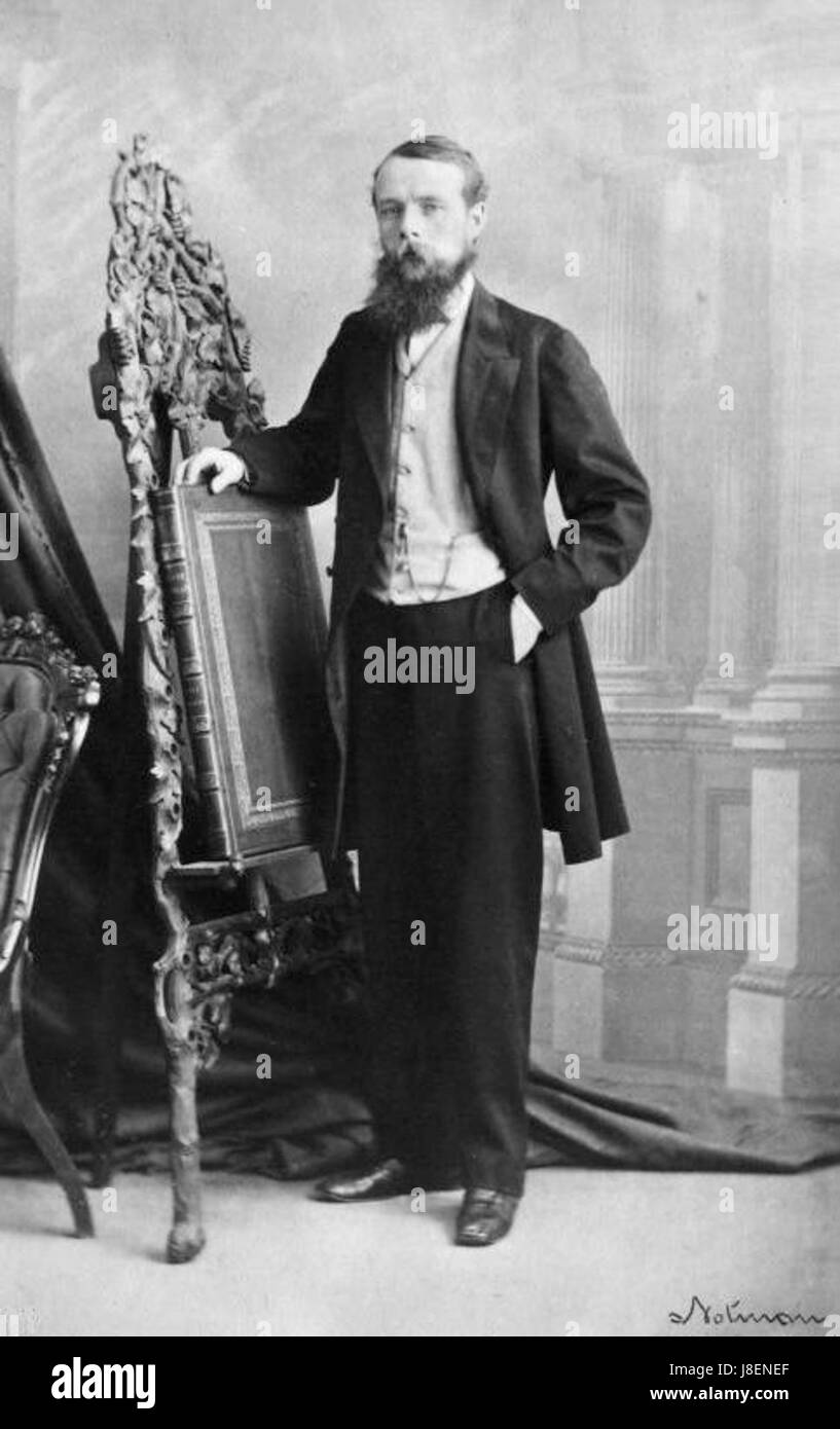George Stephen, una figura significativa nella storia del XIX secolo, era noto per il suo lavoro nell'industria e nelle infrastrutture britanniche, in particolare per i suoi contributi allo sviluppo del sistema ferroviario nel Regno Unito. Foto Stock