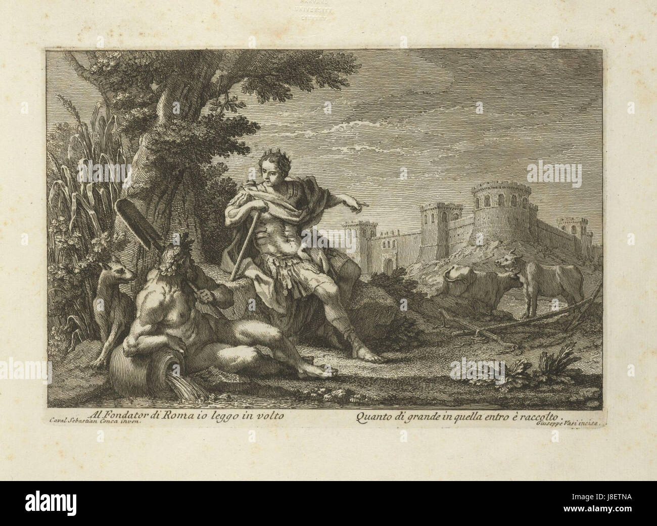 Houghton Ital 4300.3 Vasi, frontespizio Foto Stock