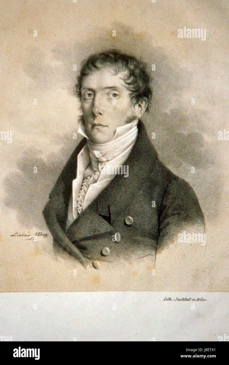 Josef Hoffmann, un influente artista e architetto austriaco, è noto per le sue litografie e i suoi contributi al design modernista. Le sue opere riflettono l'Art Nouveau e i primi movimenti modernisti. Foto Stock