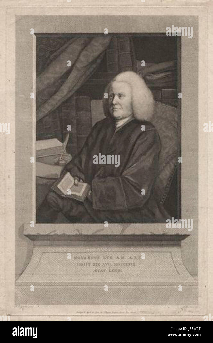 Edward Lye era uno studioso inglese e lessicografo, meglio conosciuto per le sue opere sulla lingua inglese e per i suoi contributi ai dizionari storici. La sua produzione accademica include contributi allo studio della letteratura latina e classica. Foto Stock