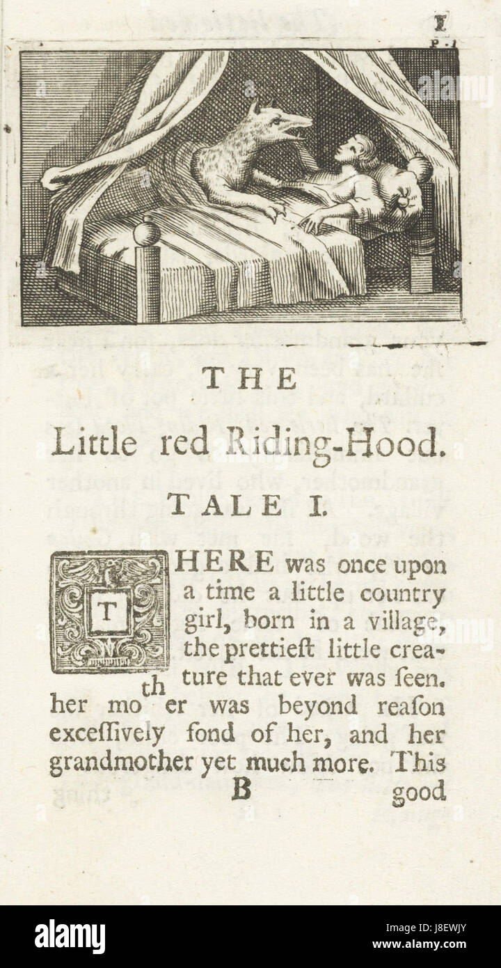 Houghton FC6.P4262.EG729s Perrault, Little Red Riding Hood Foto Stock