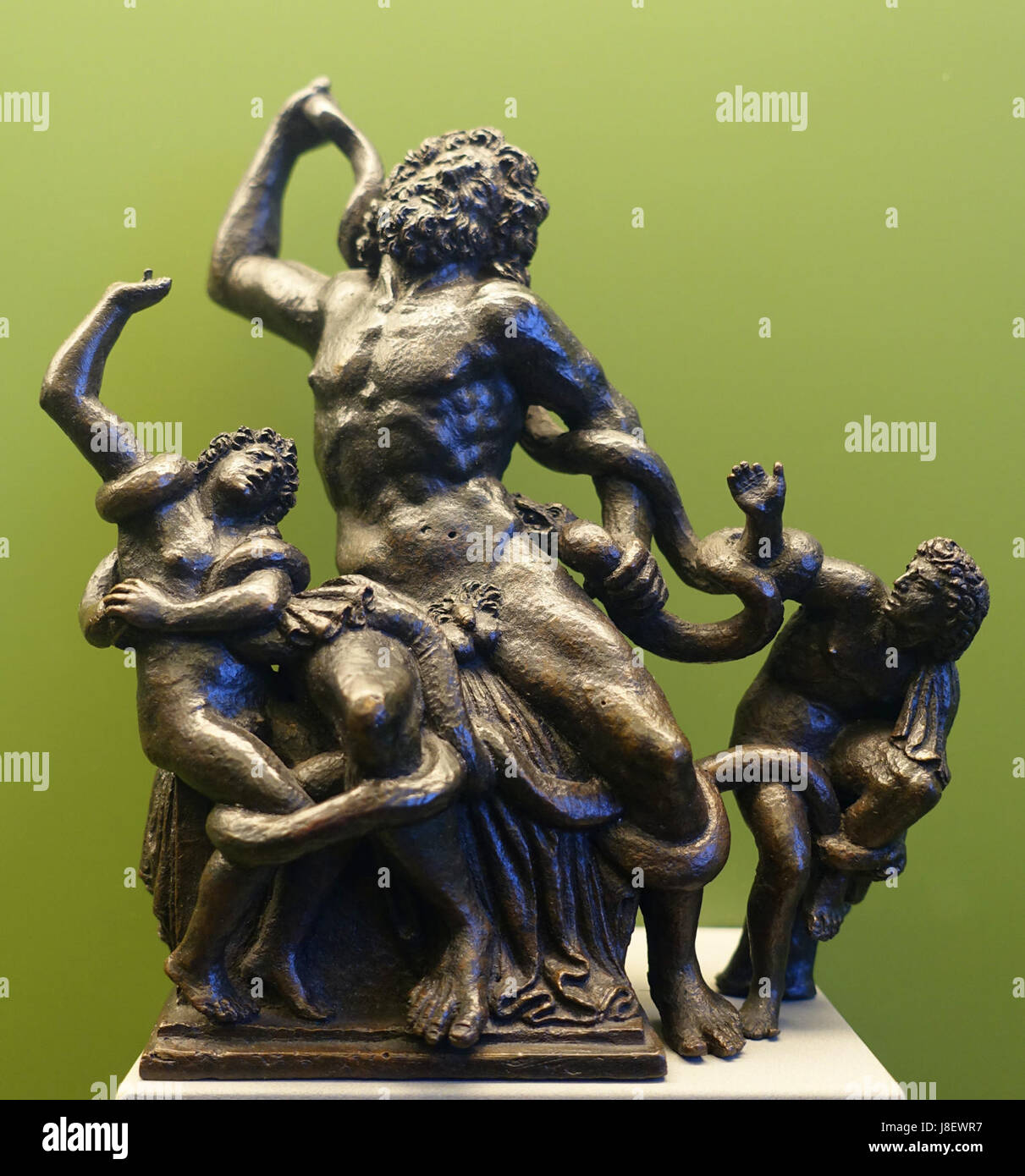 Laocoonte Gruppo, firmato Amico Aspertini, Nord Italia, 1500 1533 Annuncio, bronzo Bode Museum DSC02476 Foto Stock