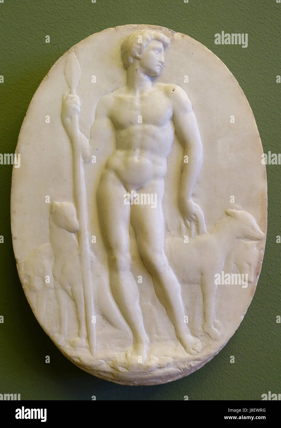 Meleagro, Firenze, metà del XVI secolo, marmo Bode Museum DSC02549 Foto Stock