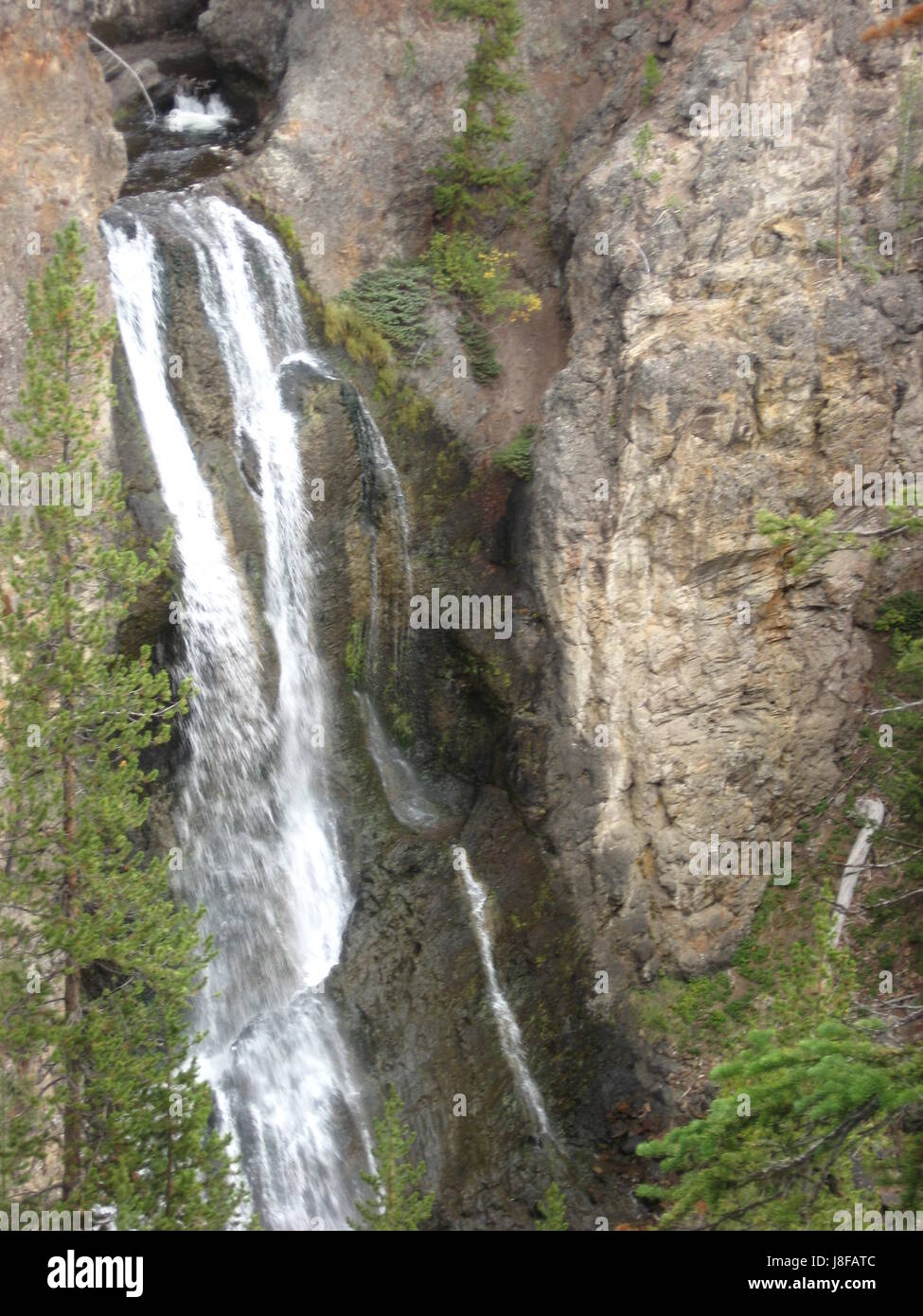 Torre cade, Yellowstone Foto Stock