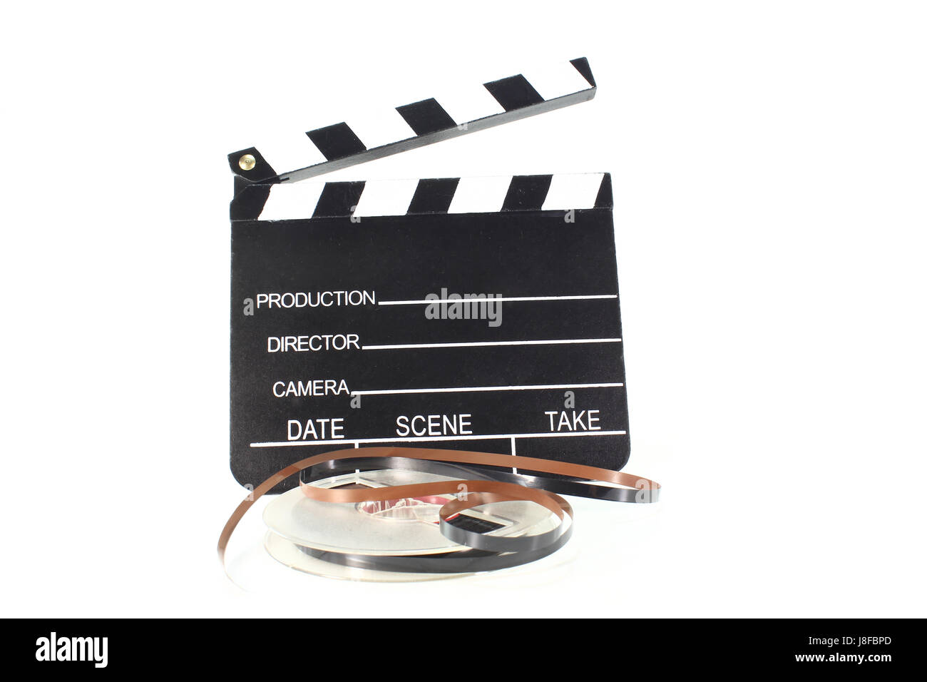 Tagliare, video, flap, film, filmati, regia, scene, comunicazione Foto Stock