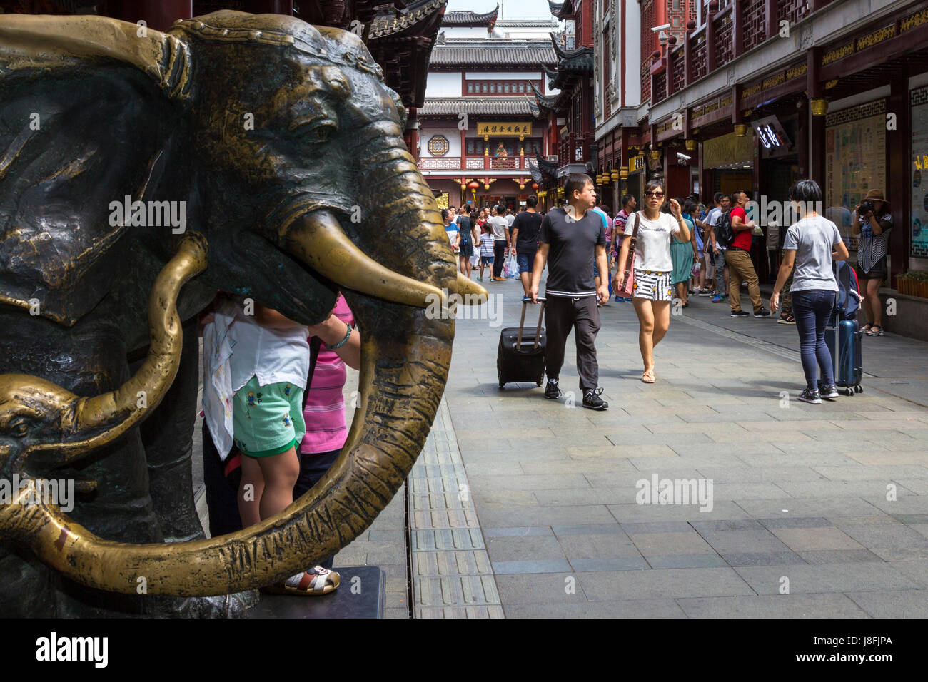 Si Garden bazaar, Shanghai, Cina Foto Stock