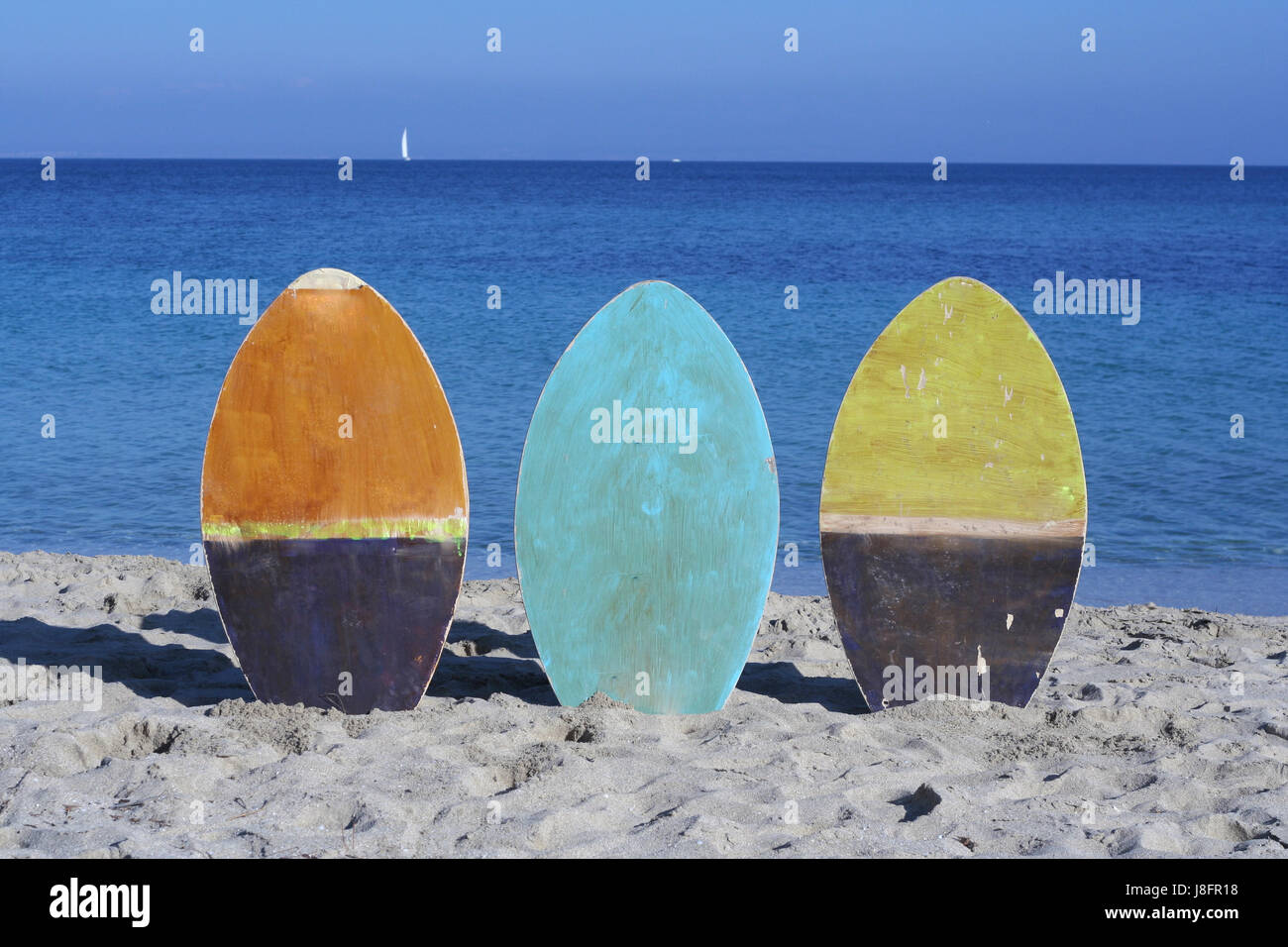 Scheda, spiaggia, mare, spiaggia, mare, schede, SKIM, surf, acqua salata, Foto Stock