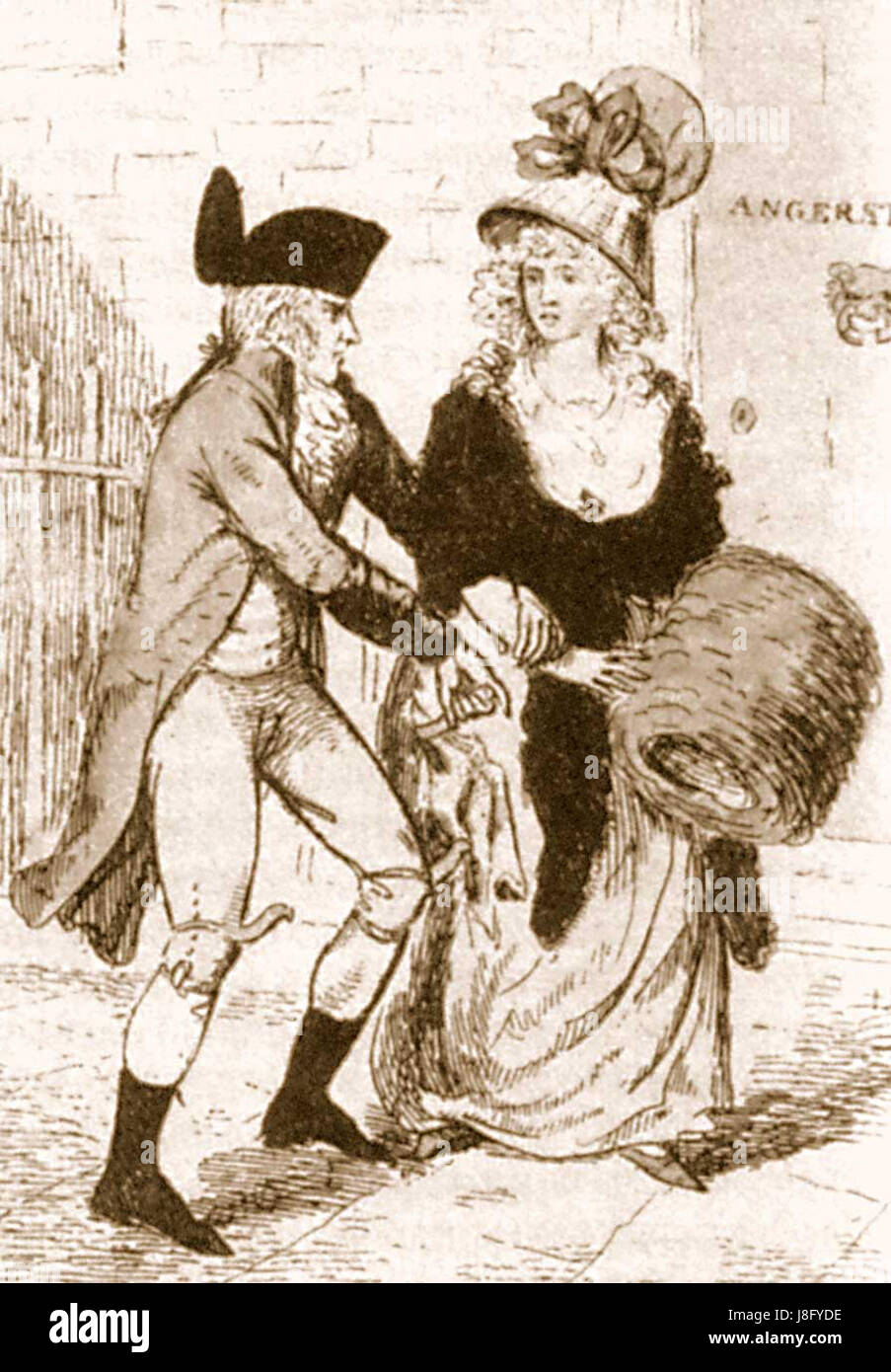 LondonMonster può riferirsi a un termine correlato ai miti urbani, al folklore o a un soprannome per un particolare soggetto, forse in relazione alla cultura, all'intrattenimento o al contesto sociale di Londra. Foto Stock