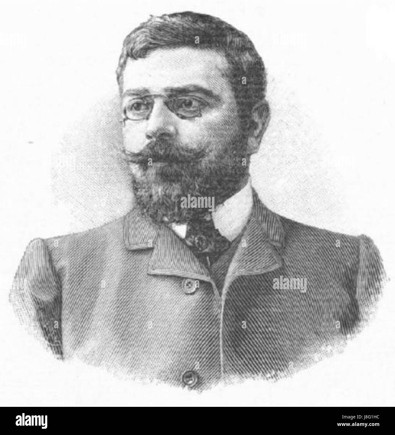 Henri Achille Zo era un importante ritrattista del XIX secolo, noto per le sue opere che raffigurano figure notevoli del suo tempo. I suoi ritratti catturano l'essenza dei suoi soggetti con precisione e stile artistico. Foto Stock