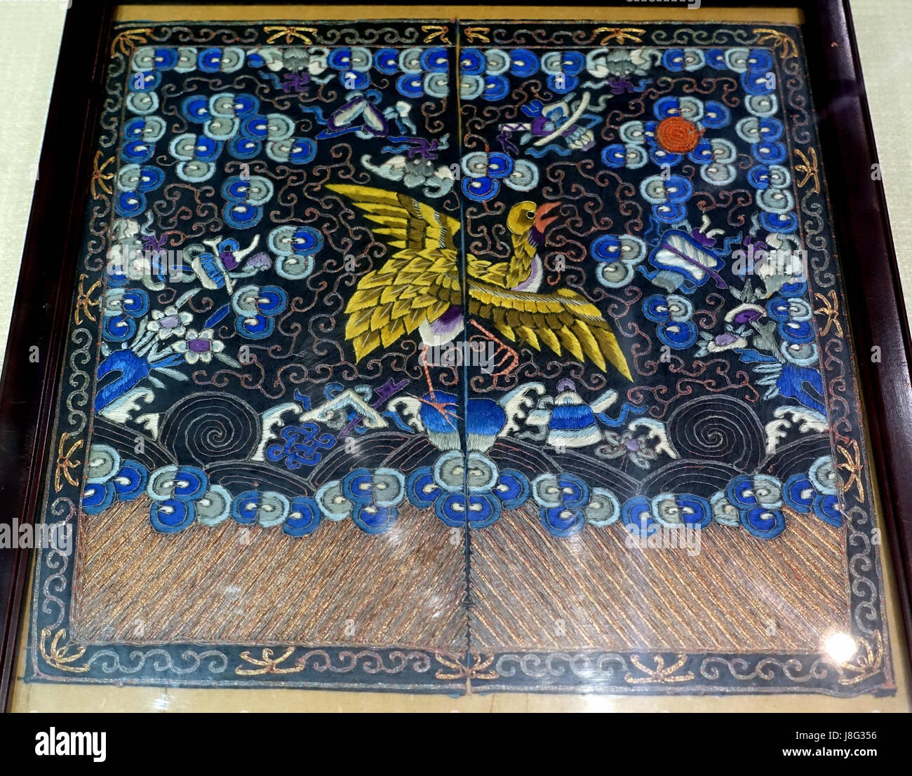 Mandarin square Sichuan University Museum Chengdu, Cina DSC06254 Foto Stock