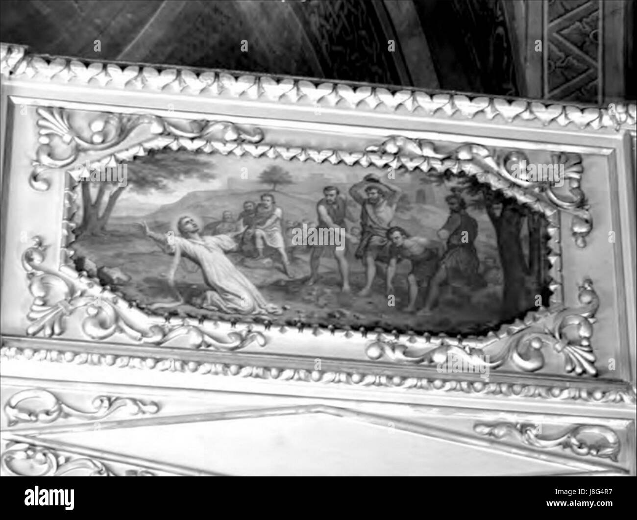 La "Biserica din Campulung Muscel" si riferisce alla chiesa di CÃ¢mpulung Muscel, Romania, un sito storico e religioso di notevole importanza architettonica e religiosa nella regione. Foto Stock