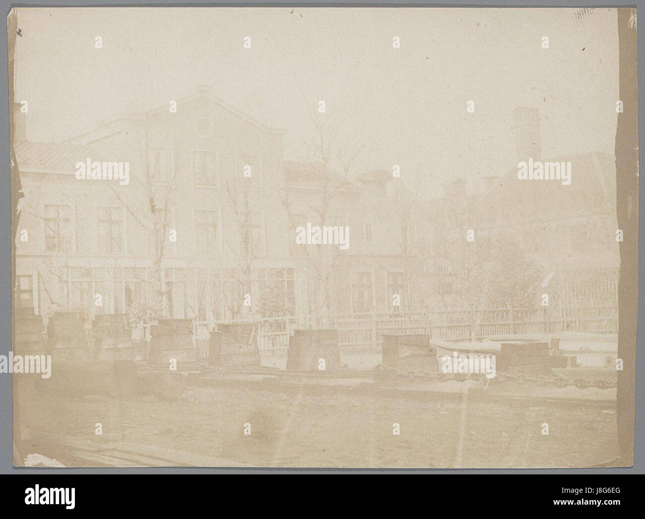 Grote Bickersstraat 70 72, 1860 1863 (max res) Foto Stock