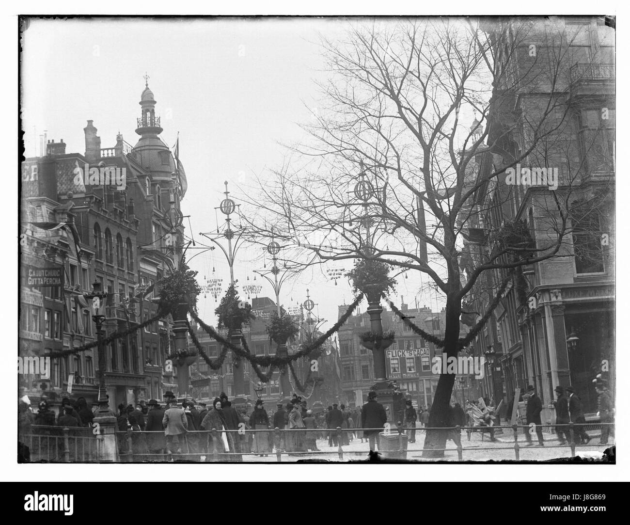 Koningsplein 2 4 6 (vrnl, links) links) Giacobbe Olie (max res) Foto Stock