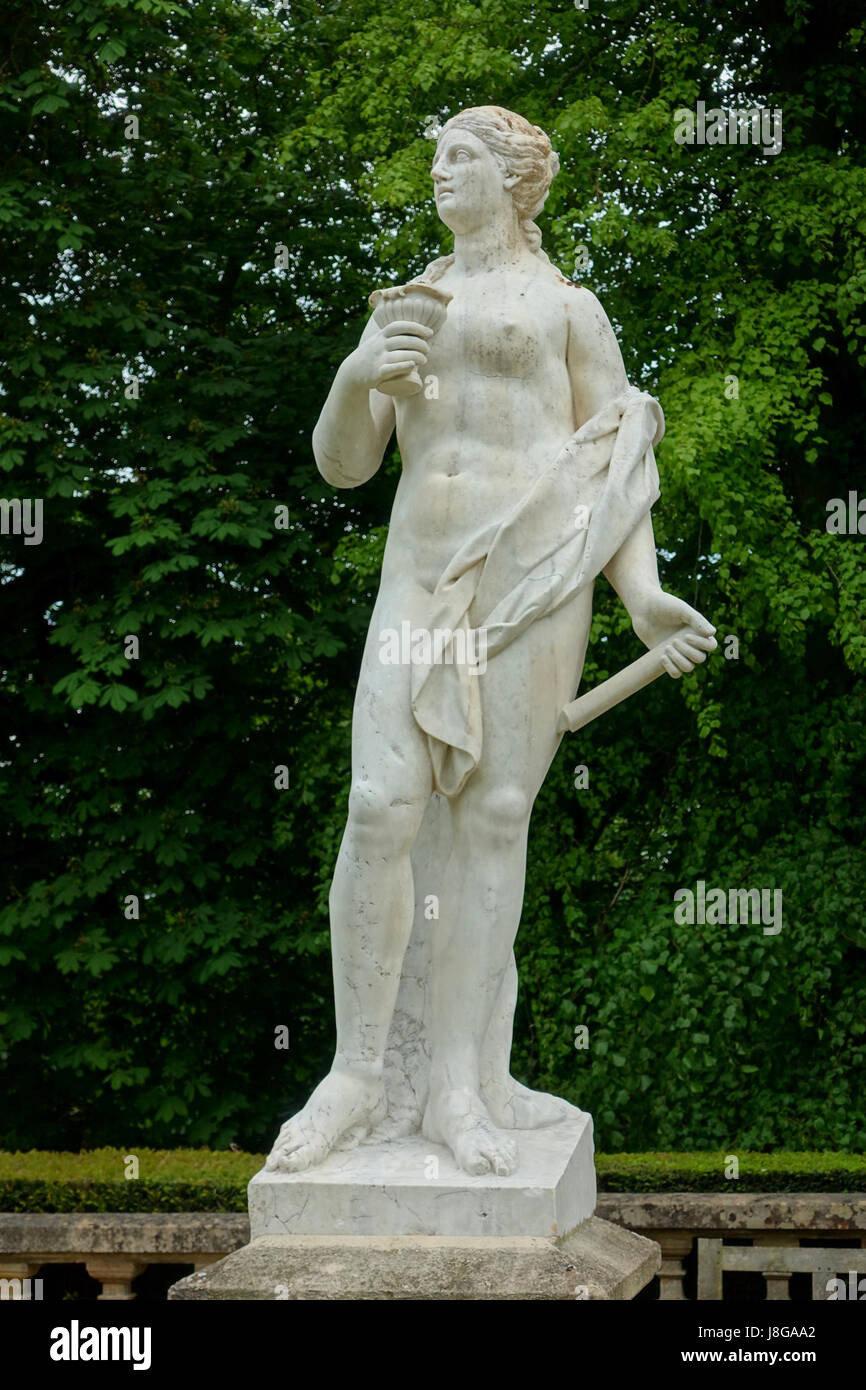 Dea, scultore sconosciuto, Italia, 1700 1800 Waddesdon Manor Buckinghamshire, Inghilterra DSC07866 Foto Stock