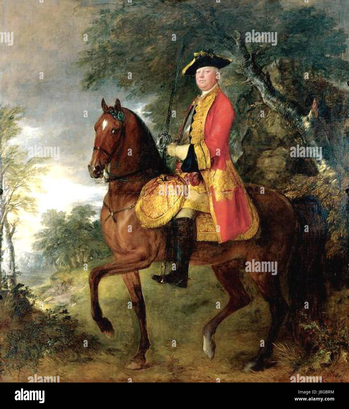 Il tenente generale Philip Honywood da Thomas Gaunsborough Foto Stock