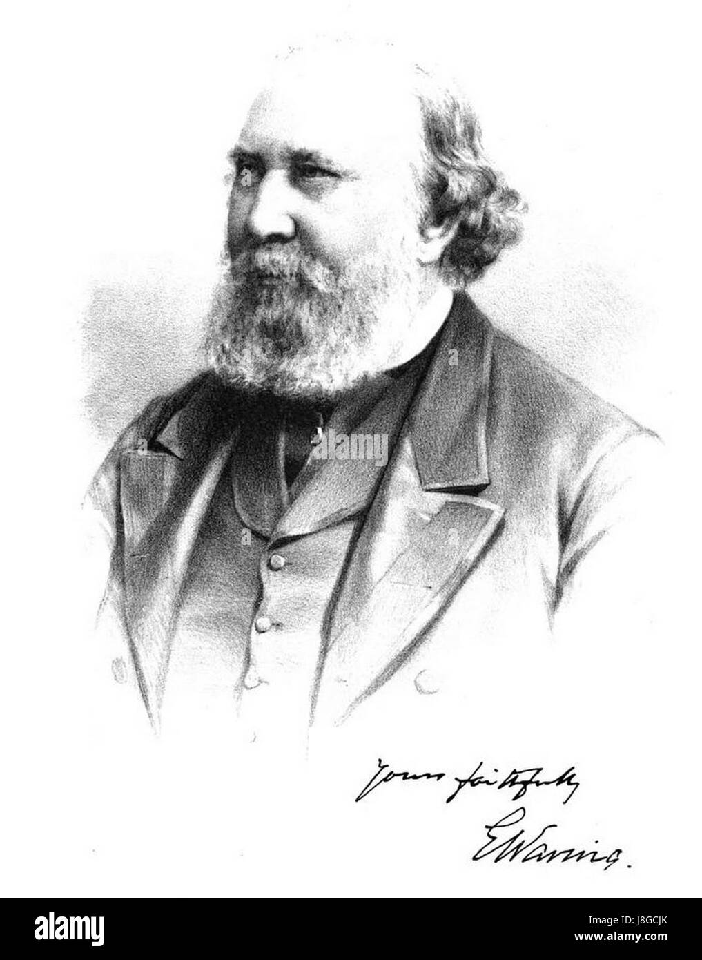 E J Waring è probabilmente una figura storica o un artista il cui lavoro ha contribuito allo sviluppo dell'arte o della letteratura americana. Il nome può riferirsi a una persona della fine del XIX o dell'inizio del XX secolo. Foto Stock