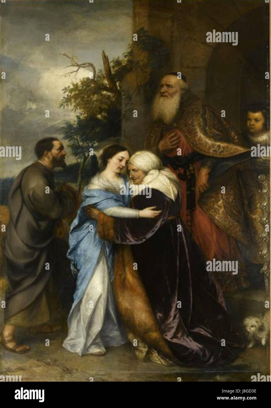 Jan Lievens Visitazione Foto Stock