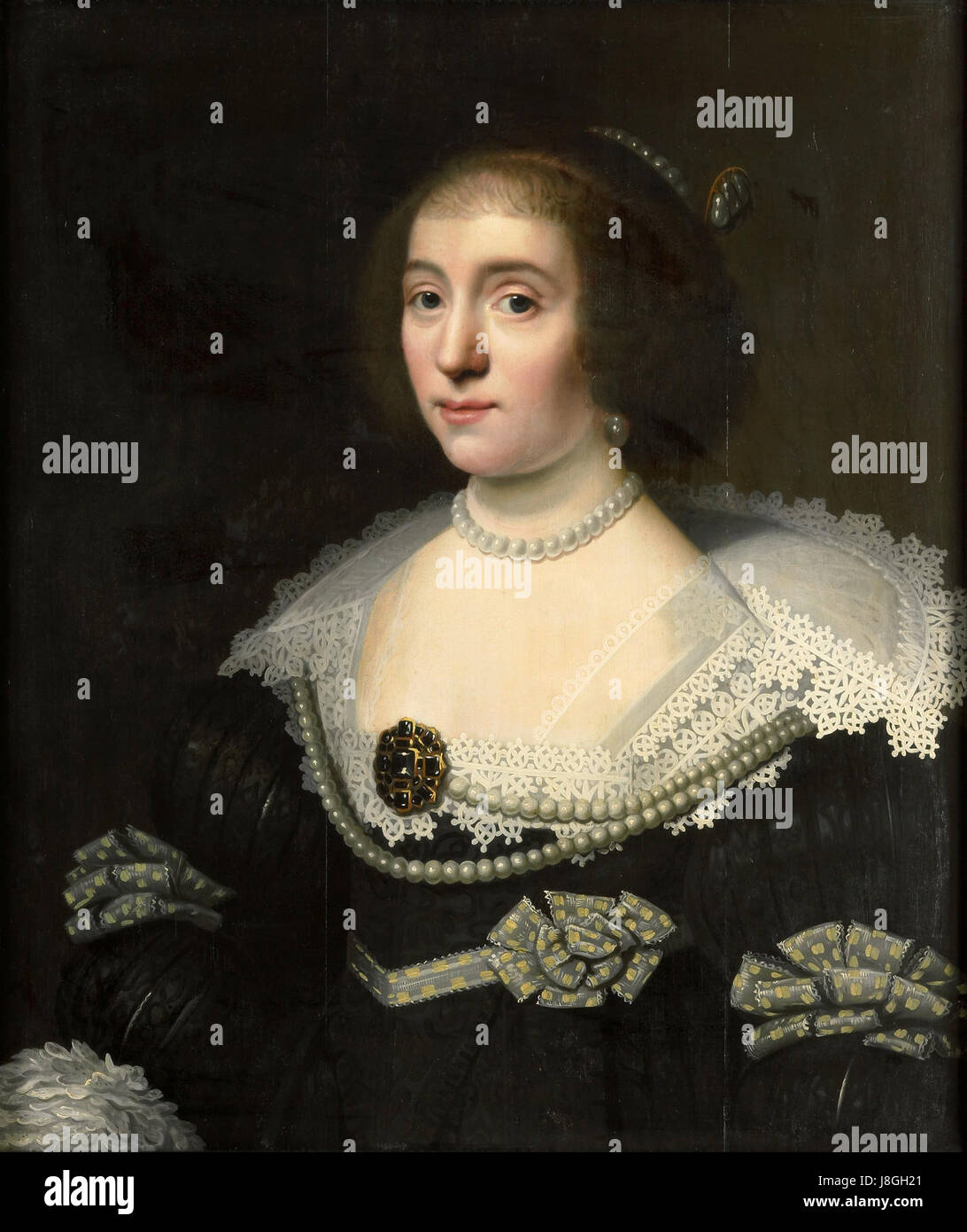 Portret van Amalia van Solms (1602 75) Rijksmuseum SK A 572 Foto Stock