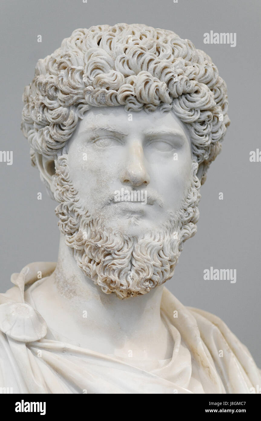 Lucius Verus Louvre Ma1101 n02 Foto Stock
