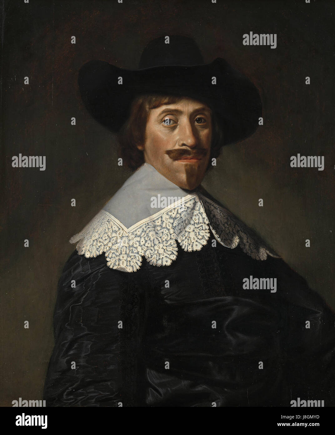 Frederik Dircksz Alewijn era un mercante e figura civica olandese, che prestava servizio nel consiglio di Amsterdamâ e deteneva il titolo di Schepen, raffigurato in un ritratto. Foto Stock