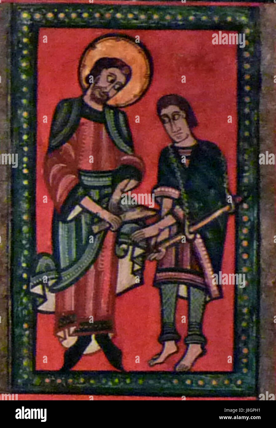 Frontale d'altare d'Ix MNAC5 Foto Stock Frontale d'altare d'Ix MNAC5 Foto Stock
