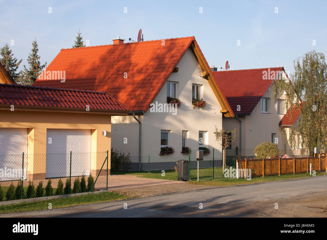 Case 21 secolo Foto Stock