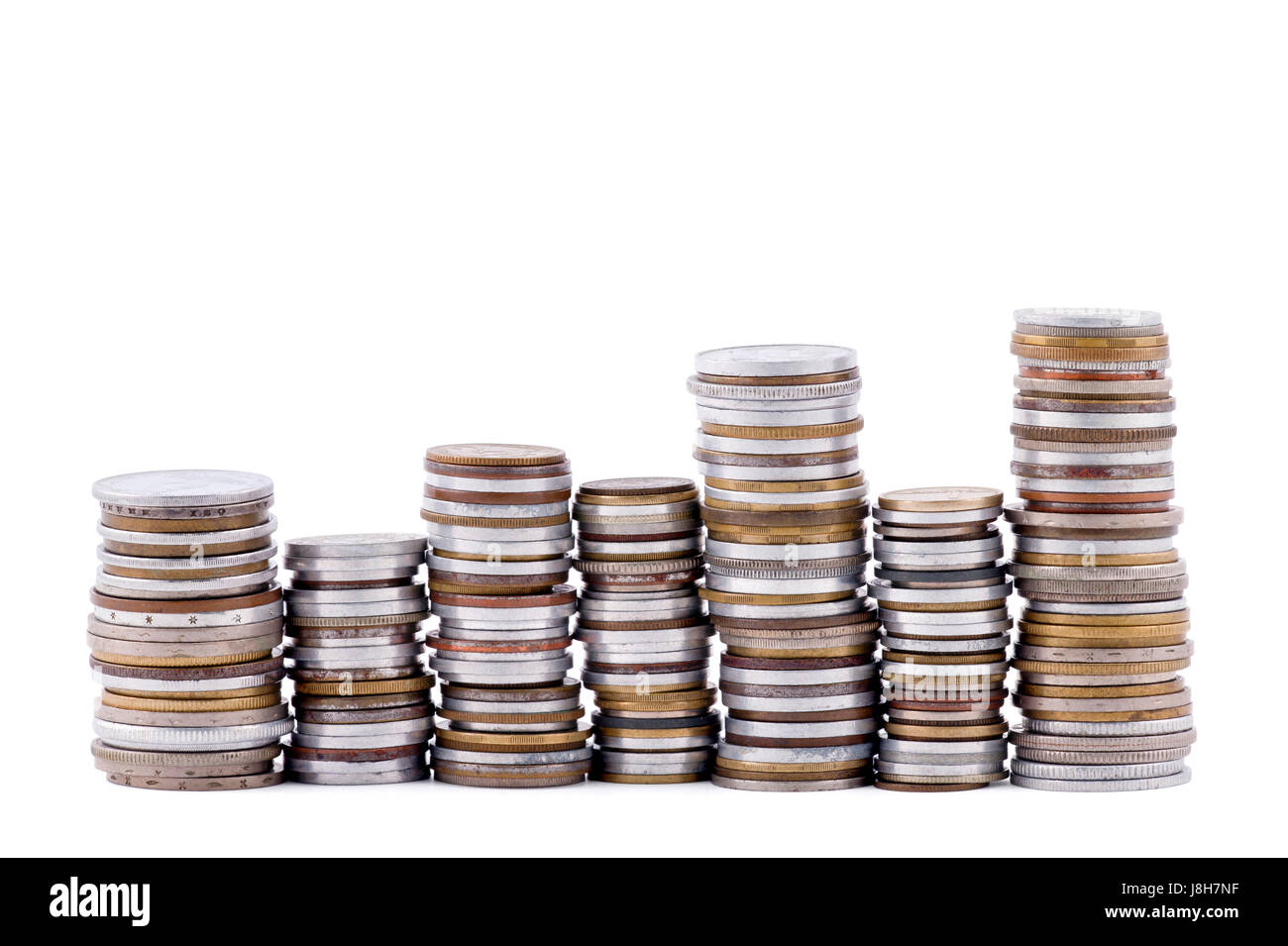 Banca, istituto di credito, macro close-up, macro di ammissione, vista ravvicinata, Foto Stock