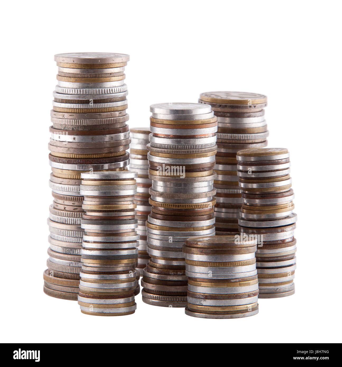 Banca, istituto di credito, macro close-up, macro di ammissione, vista ravvicinata, Foto Stock