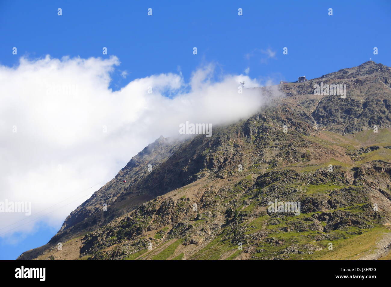 Il cloud, alpi mountain, montagne, pietra, cloud, alpi alto adige, rock, Foto Stock