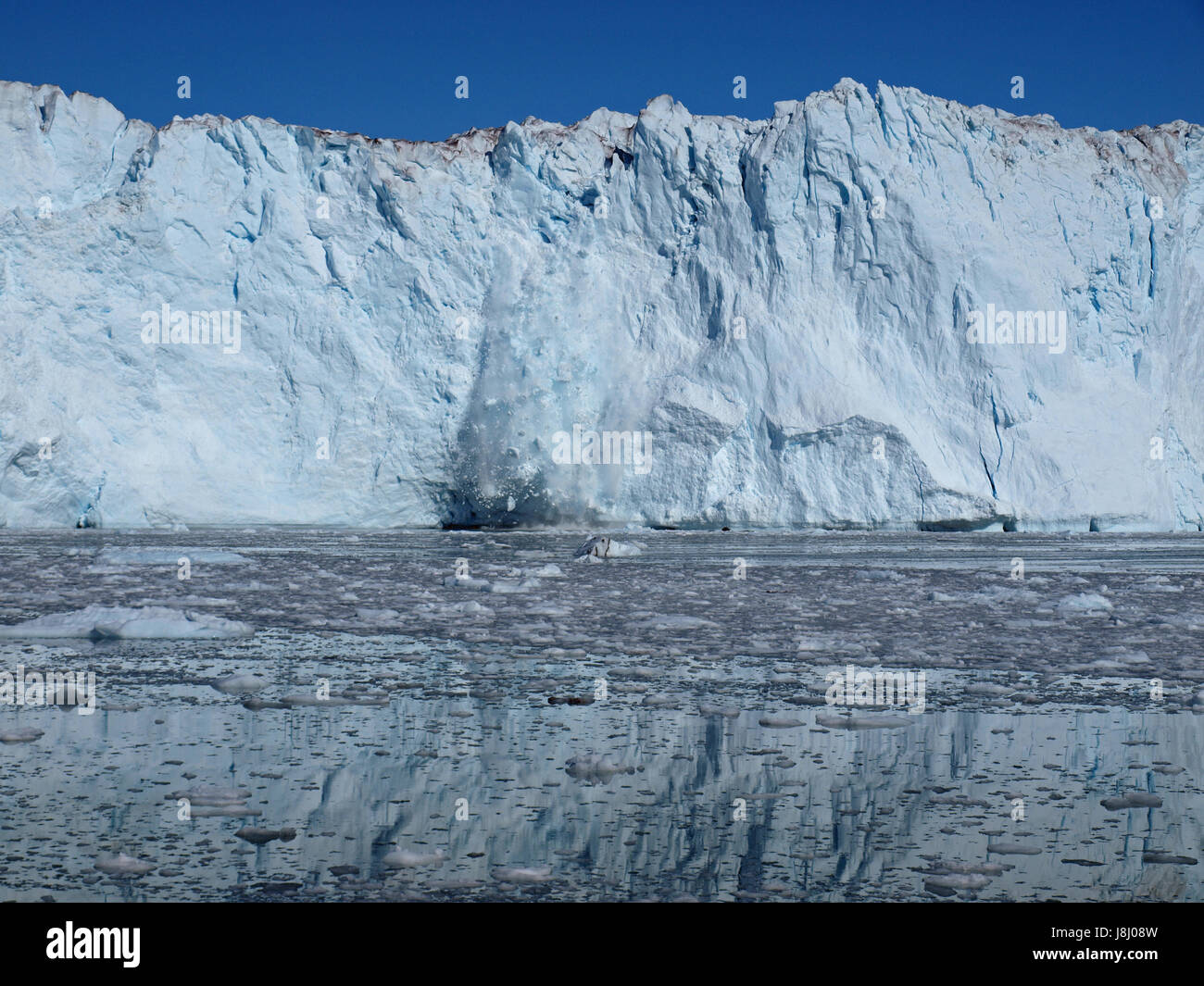 Blu, artico, Groenlandia, ghiacciaio, il parto, fusione, ghiaccio, blu artico, Foto Stock