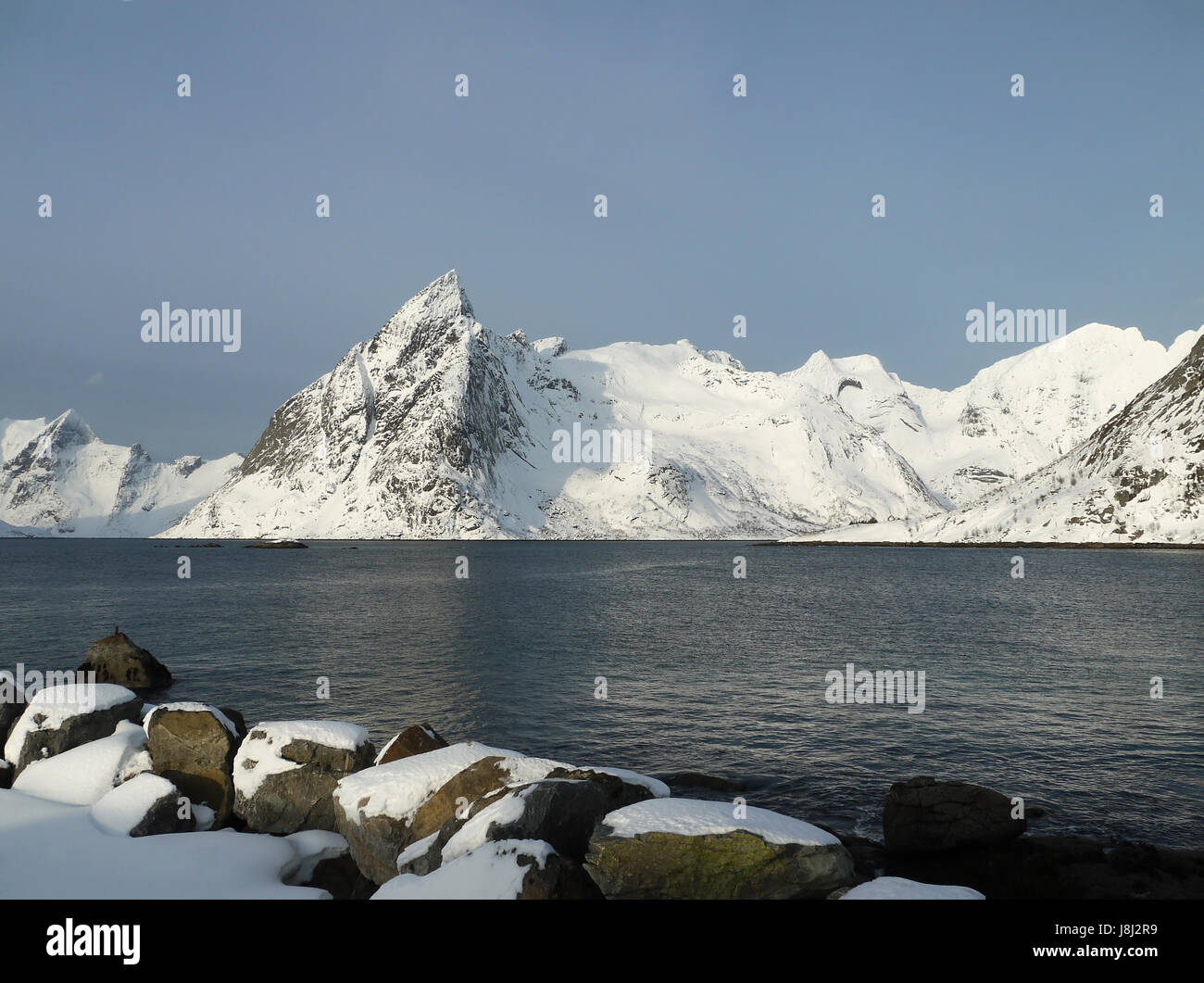 Montagne, inverno, Norvegia, neve montagna, montagne, inverno, Norvegia, montagna Foto Stock