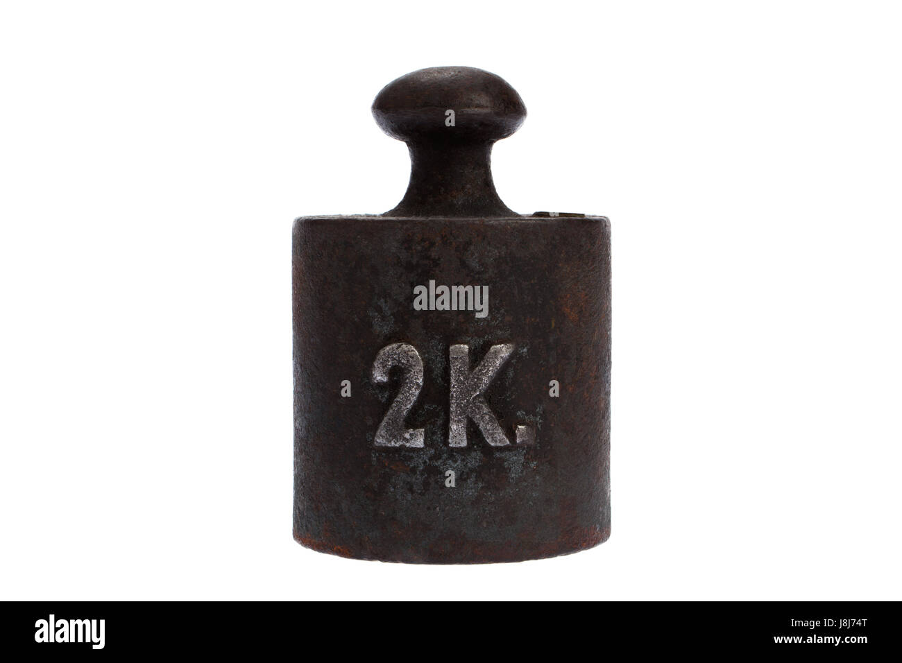 2kg di peso per tafelwaage Foto Stock