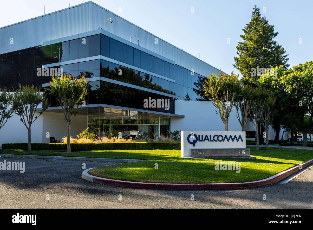Qualcomm ha uffici in Santa Clara California USA Foto Stock