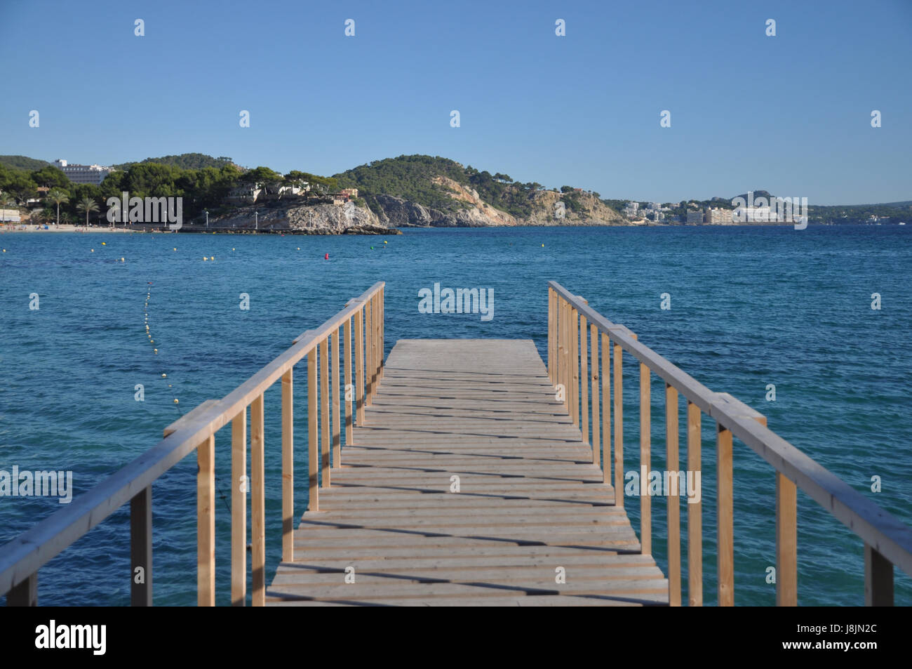 Mallorca, Spagna, bridge, gangplank, vacanza, vacanze, ferie, vacanze, Foto Stock