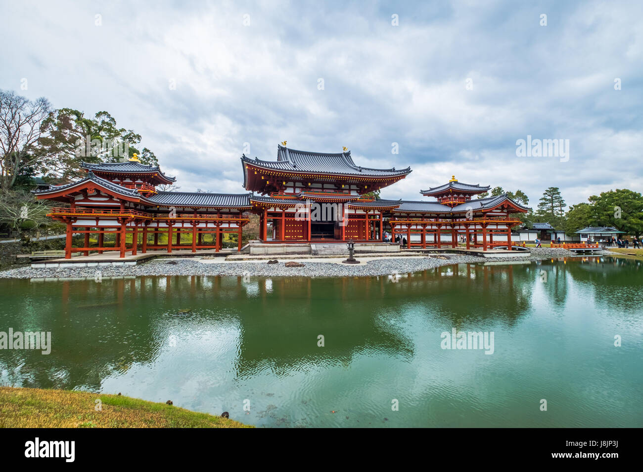 Byodo-in tempio di Uji, Kyoto, Giappone. Foto Stock