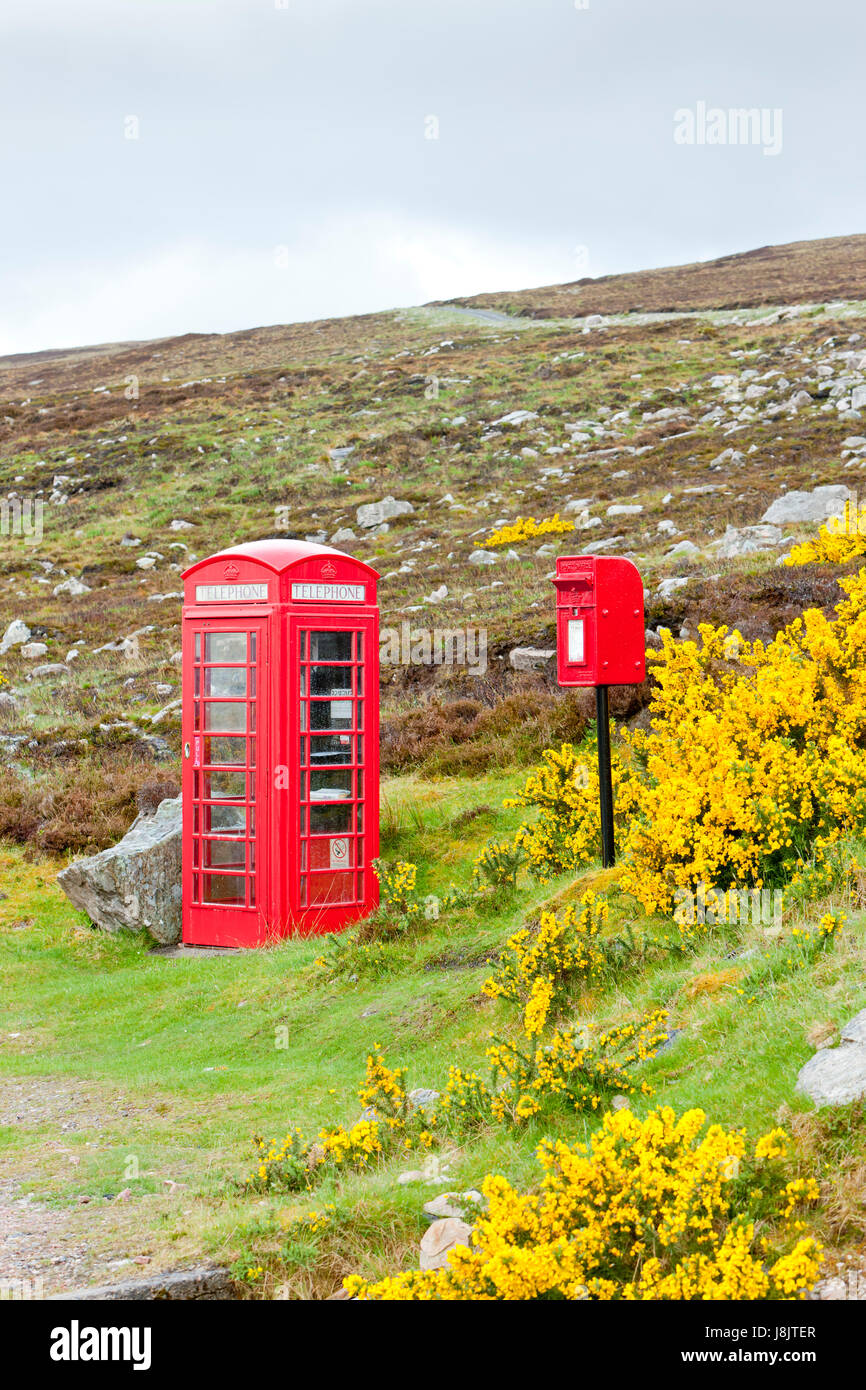 Nella casella Telefono, phonebooth, cabine telefoniche, cabina telefonica, telefono, telefono, Foto Stock