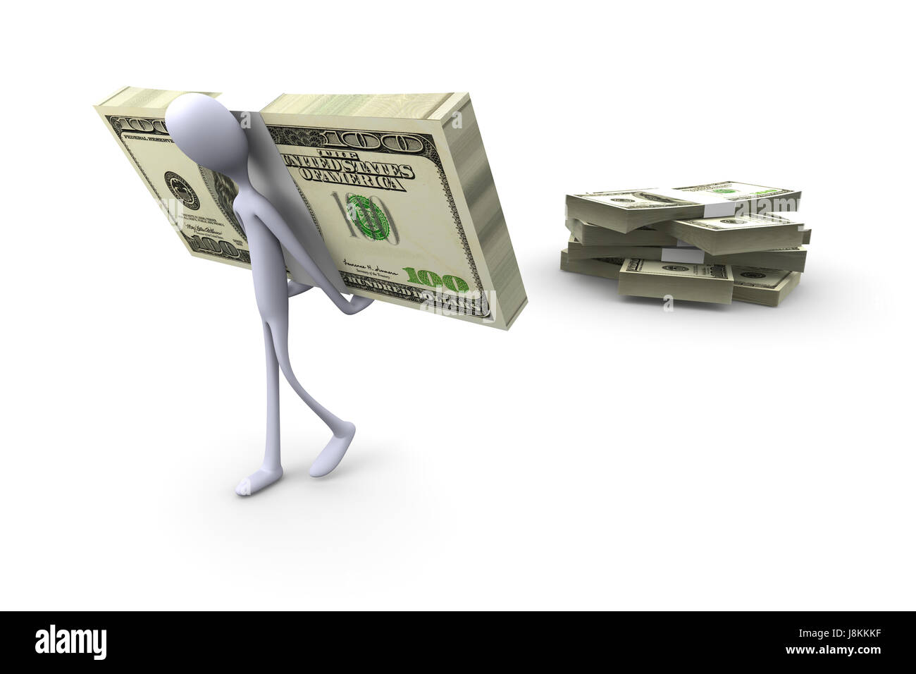 Pick, banca, istituto di credito, dollaro, dollari, successo, successo, Foto Stock