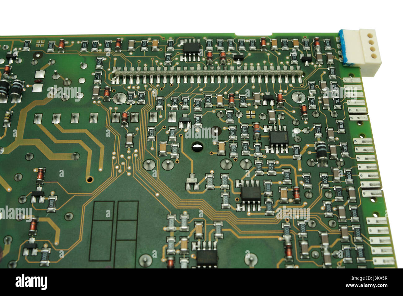 Scheda, isolato, scheda, tecnologia, circuito, adattatore, computer, computer, Foto Stock