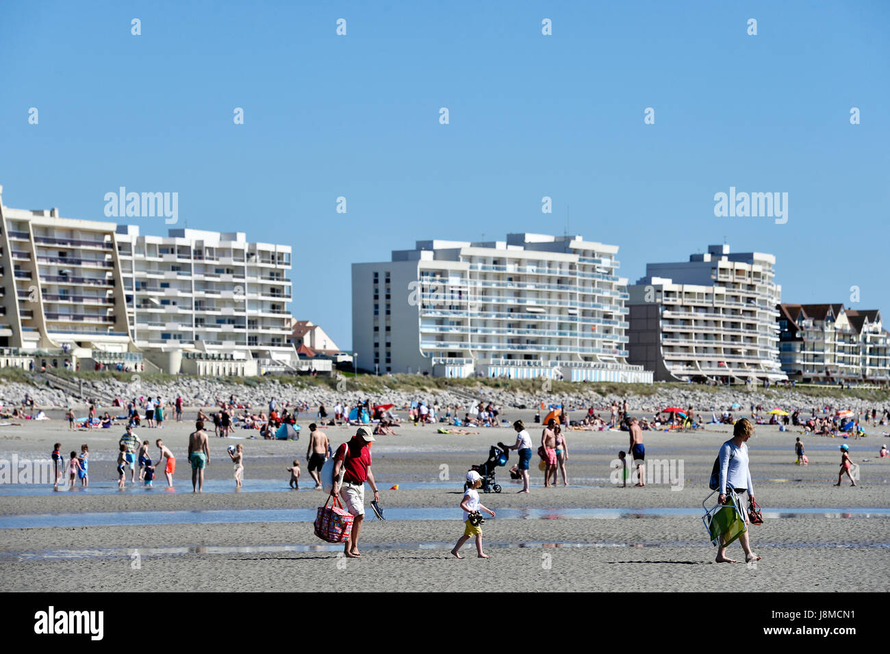 Neufchatel-Hardelot, Pas-de-Calais, Francia Foto Stock