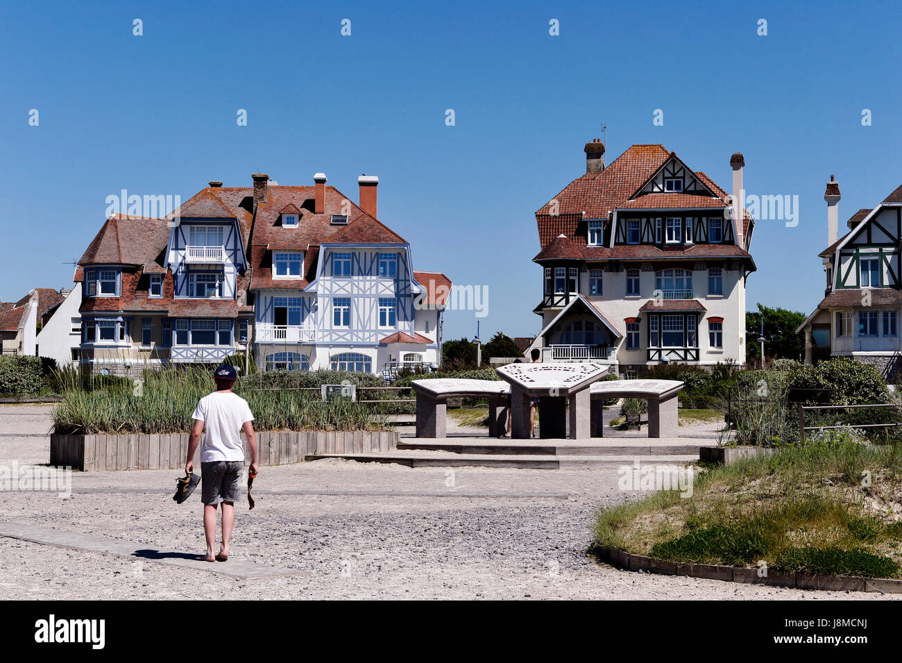 Neufchatel-Hardelot, Pas-de-Calais, Francia Foto Stock