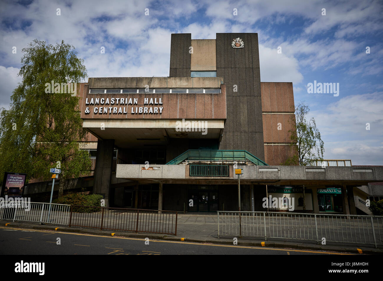 Swinton la biblioteca e la sala Lancastrian un edificio modernista in , Salford, Manchester, Foto Stock