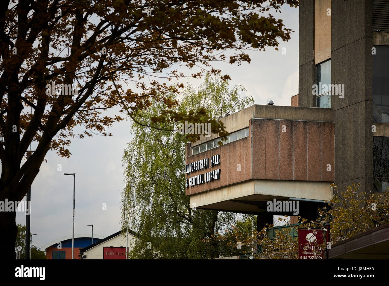 Swinton la biblioteca e la sala Lancastrian un edificio modernista in , Salford, Manchester, Foto Stock