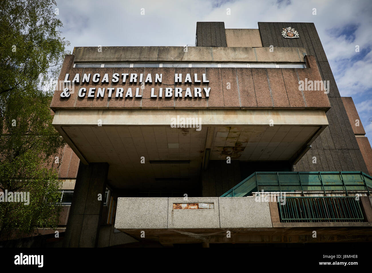 Swinton la biblioteca e la sala Lancastrian un edificio modernista in , Salford, Manchester, Foto Stock