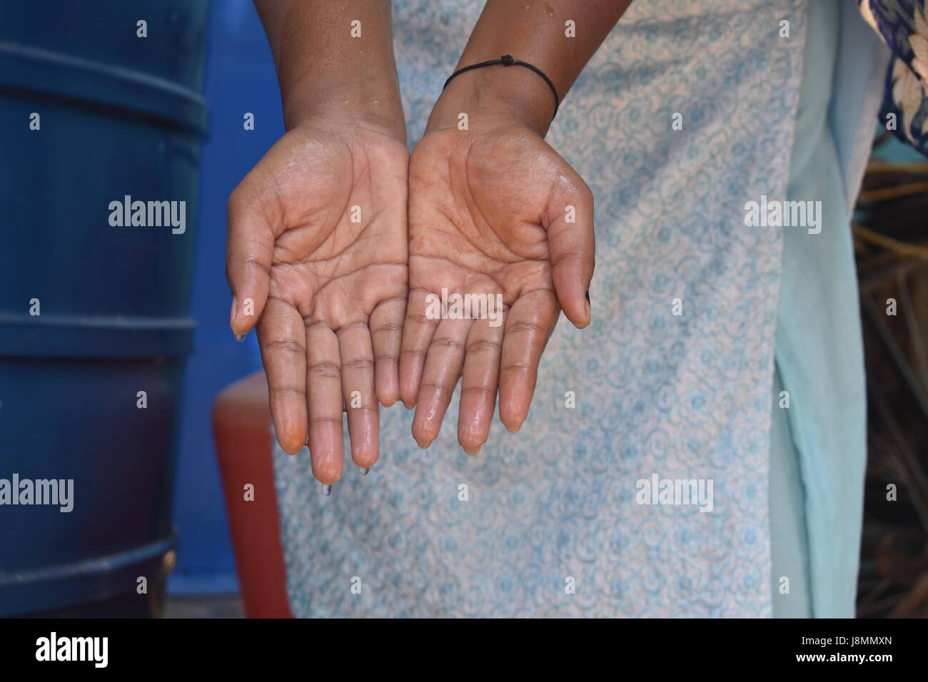 Swatchh bharat abhiyan mani pulite Foto Stock