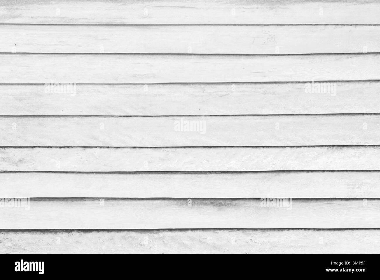 Abstract superficie bianca tavolo in legno sfondo texture. Close up rustico scuro muro fatto di legno bianco tabella plance texture. Rustico in legno bianco tabella te Foto Stock