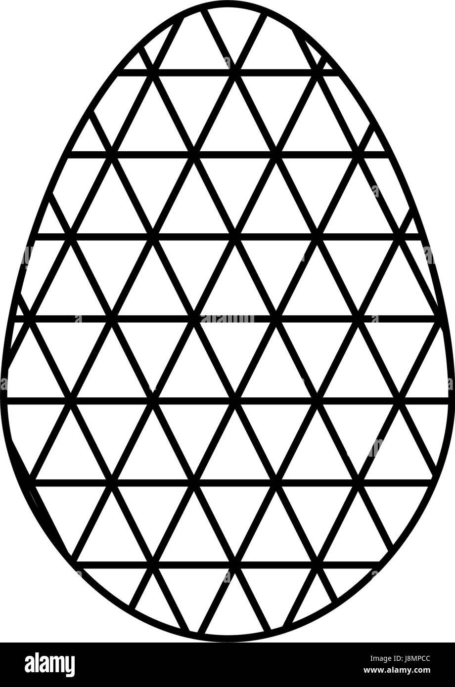 Uovo di cioccolato di pasqua Illustrazione Vettoriale