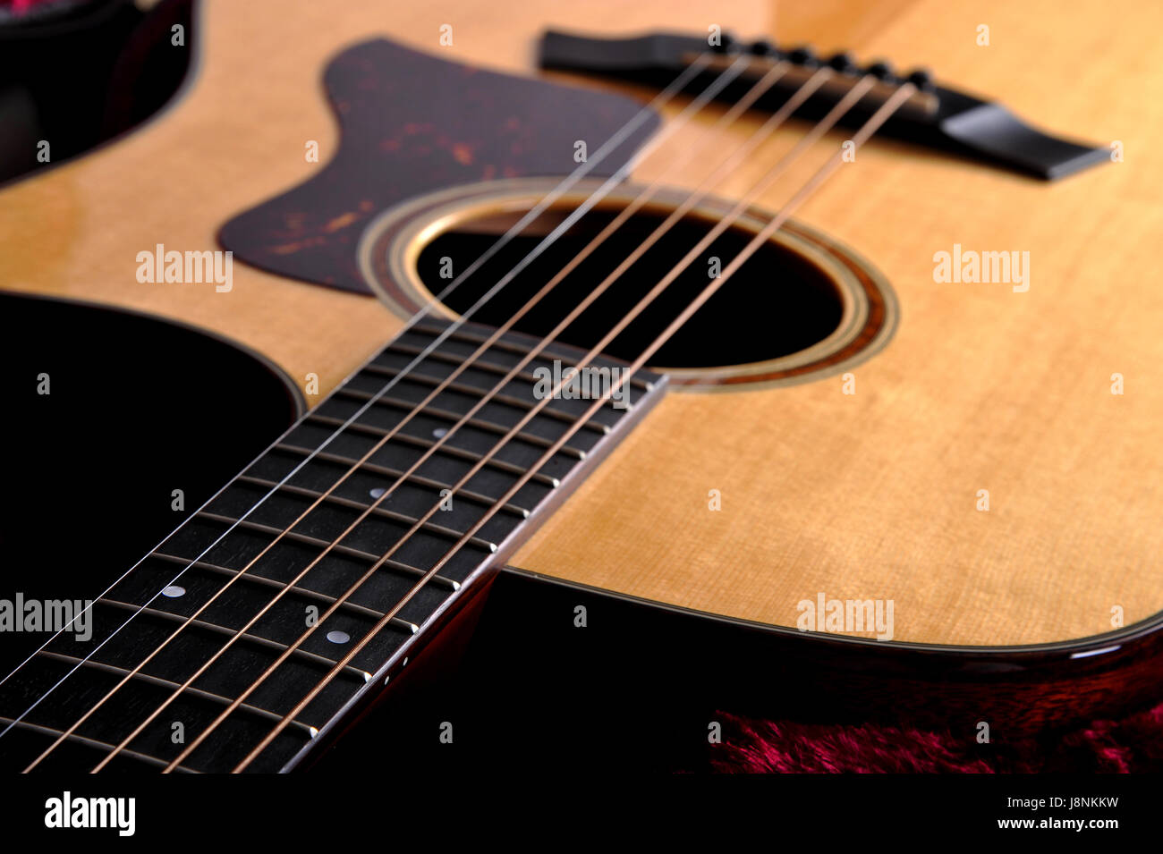 chitarra acustica Foto Stock