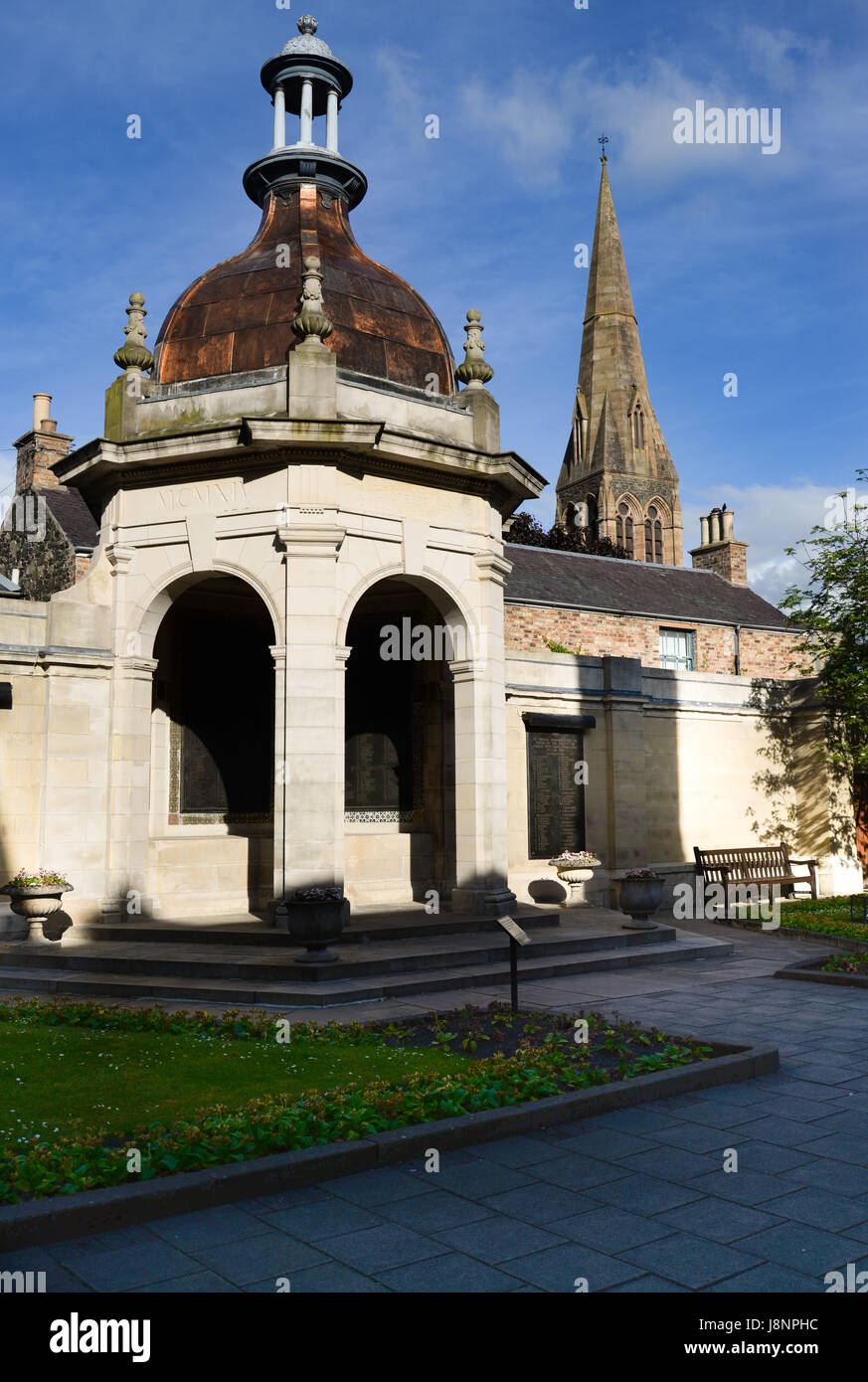 Peebles uno dei più bei cimiteri di guerra per essere trovati in Gran Bretagna Foto Stock